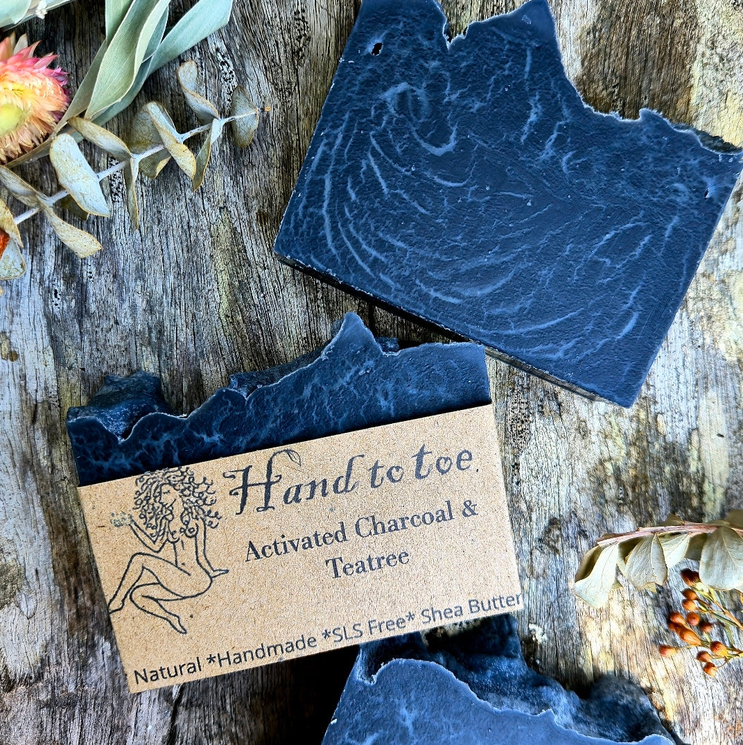 Activated Charcoal and Teatree Soap